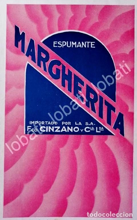 Sammeln von Plakaten: CARTEL ANTIGUO ORIGINAL DE VINOS CINZANO VERMOUTH A&Ntilde;OS 20s /457