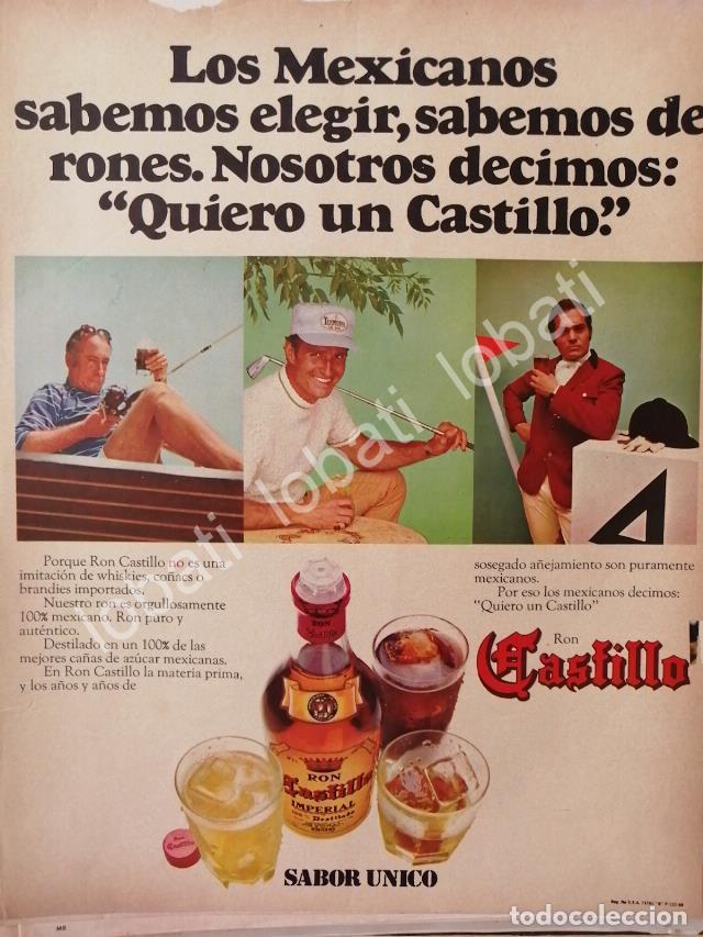 Collezionismo di affissi: CARTEL ANTIGUO ORIGINAL DE RON CASTILLO 1969 /516