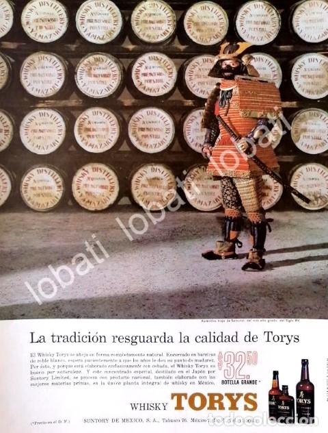Sammeln von Plakaten: CARTEL ANTIGUO ORIGINAL DE VINOS. WHISKY TORYS 1964 /529 / RARO