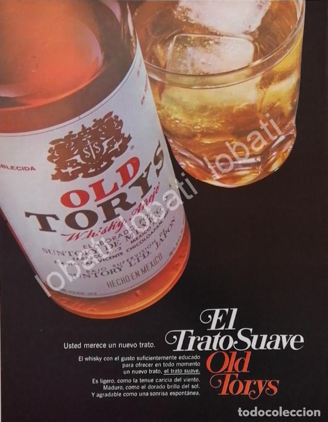 Sammeln von Plakaten: CARTEL ANTIGUO ORIGINAL DE VINOS. WHISKY OLD TORYS 1960s /535