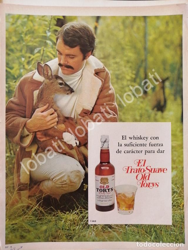 Sammeln von Plakaten: CARTEL ANTIGUO ORIGINAL DE VINOS. WHISKY OLD TORYS 1969 /536