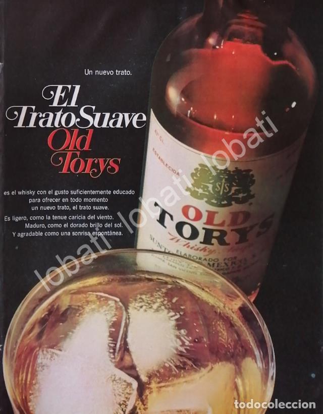 Sammeln von Plakaten: CARTEL ANTIGUO ORIGINAL DE VINOS. WHISKY OLD TORYS 1969 /546