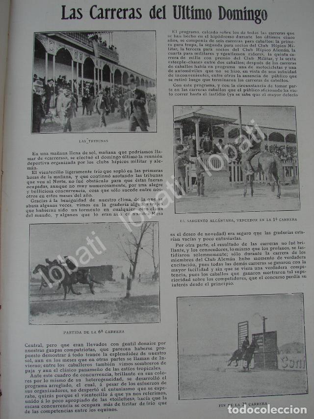 Poster collecting: CARTEL ANTIGUO ORIGINAL DE CARRERAS EN EL CLUB HIPICO ALEMAN 1909 /ASM