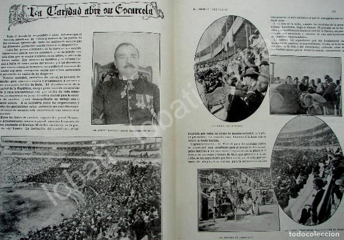 Poster collecting: CARTEL ANTIGUO ORIGINAL DE CORRIDA EN LA PLAZA EL TOREO Y PORFIRIO DIAZ 1909