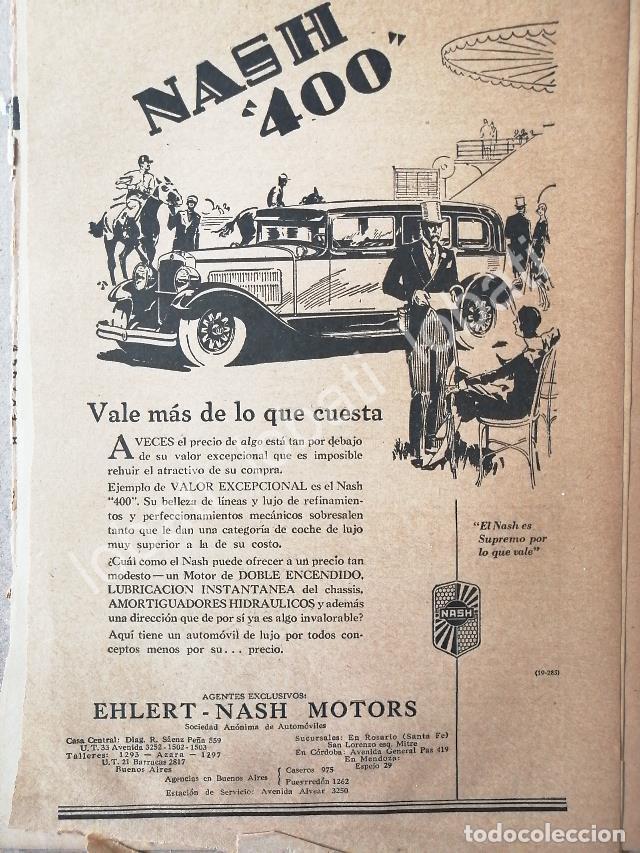 Poster collecting: CARTEL ANTIGUO ORIGINAL DE AUTOS NASH 400 1928 /322