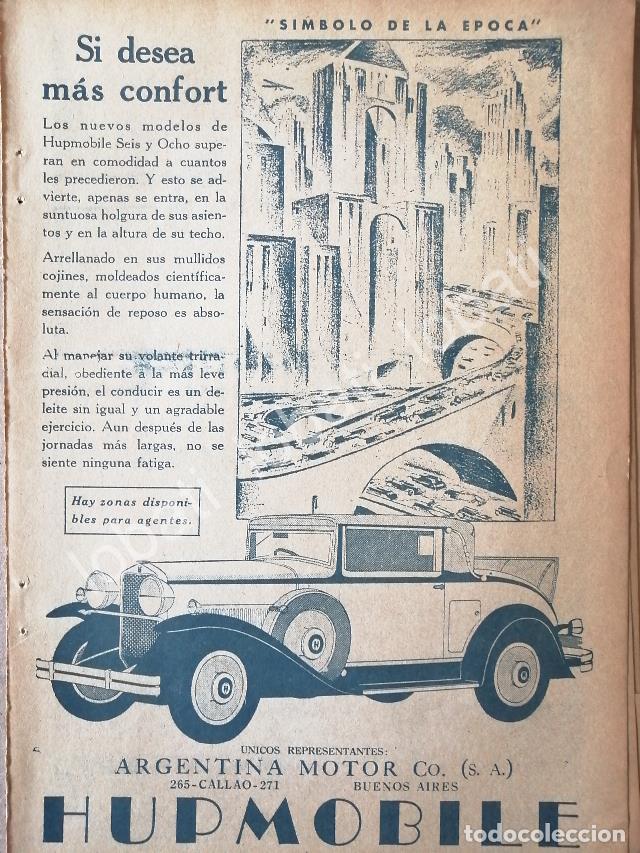 Poster collecting: CARTEL ANTIGUO ORIGINAL DE AUTOS HUPMOBILE 6 & 8 DEL SIGLO 1929 /326