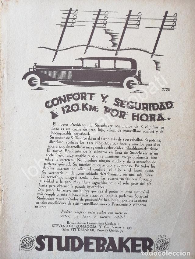 Poster collecting: CARTEL ANTIGUO ORIGINAL DE AUTOS STUDEBAKER 1930 /332
