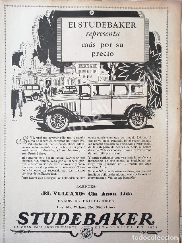 Sammeln von Plakaten: CARTEL ANTIGUO ORIGINAL DE AUTOS STUDEBAKER ROYAL DIRECTOR /342