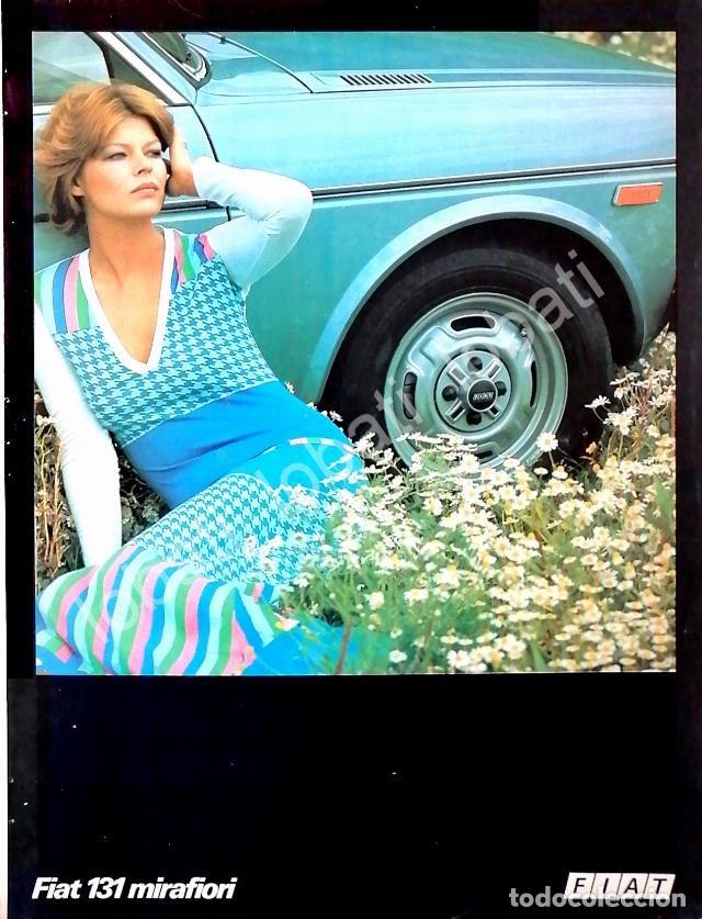 Collectionnisme d'affiches: CARTEL ANTIGUO ORIGINAL DE AUTOS FIAT 131 MIRAFION 1976 /378