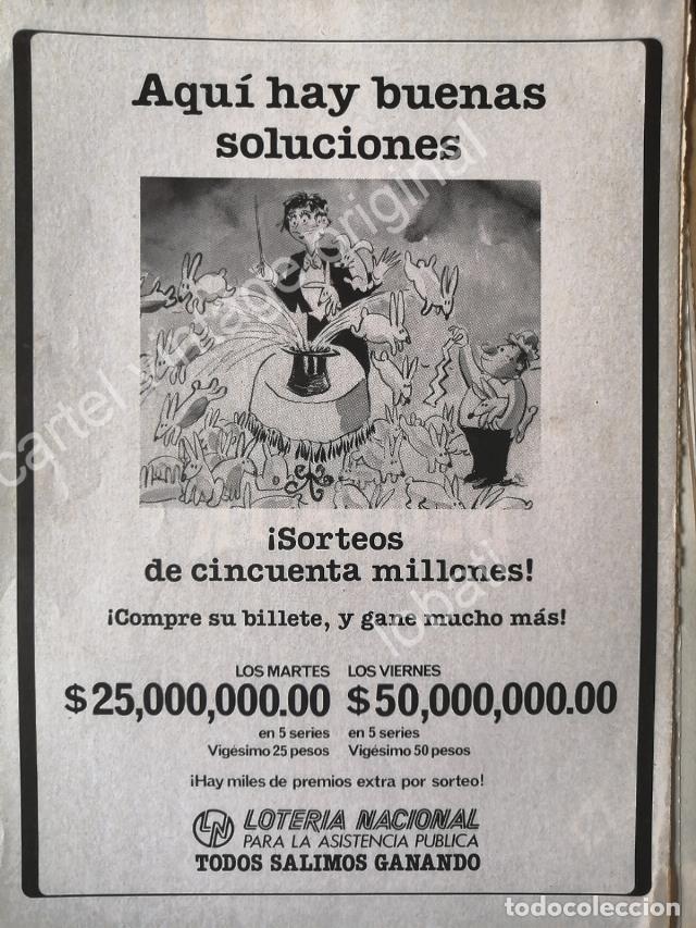 Collezionismo di affissi: CARTEL ANTIGUO ORIGINAL DE LOTERIA NACIONAL. 1970s /119