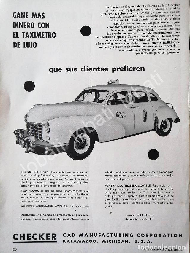 Collezionismo di affissi: CARTEL ANTIGUO ORIGINAL DE AUTOS CHECKER 1966 /426 MUY RARO