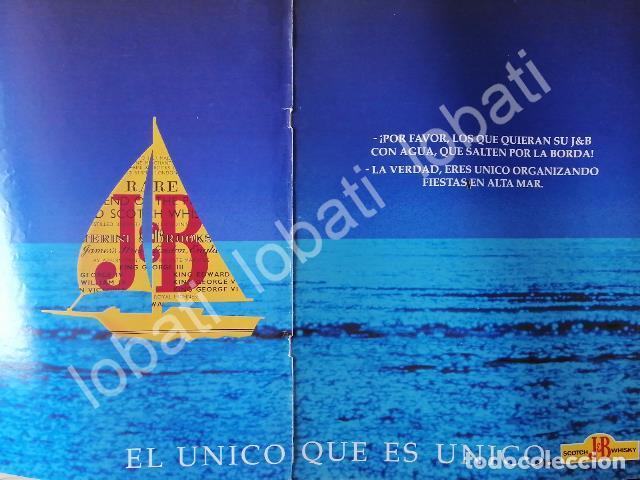 Collectionnisme d'affiches: CARTEL ANTIGUO ORIGINAL DE VINOS. WHISKY J&B 1993 /558