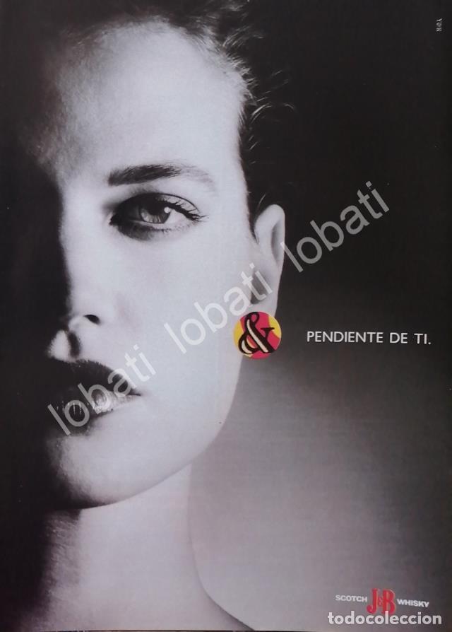 Collectionnisme d'affiches: CARTEL ANTIGUO ORIGINAL DE VINOS. WHISKY J&B 1980s /564