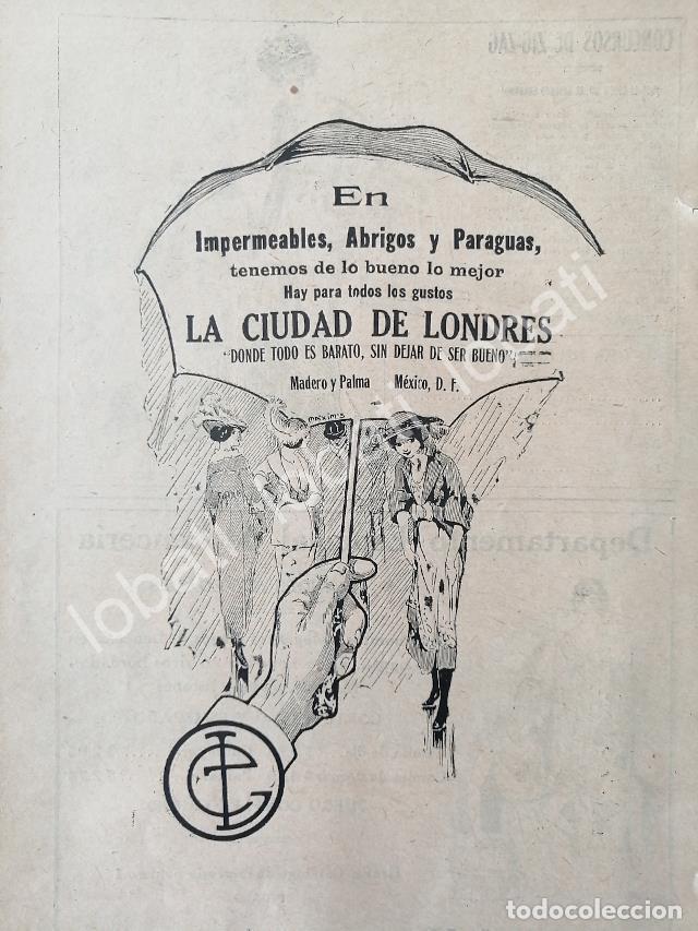 Poster collecting: CARTEL ANTIGUO ORIGINAL DE TIENDAS LA CIUDAD DE LONDRES, 1920 /232