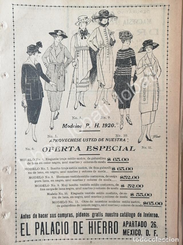 Poster collecting: CARTEL ANTIGUO ORIGINAL DE TIENDAS EL PALACIO DE HIERRO, MODAS 1920-21 /235