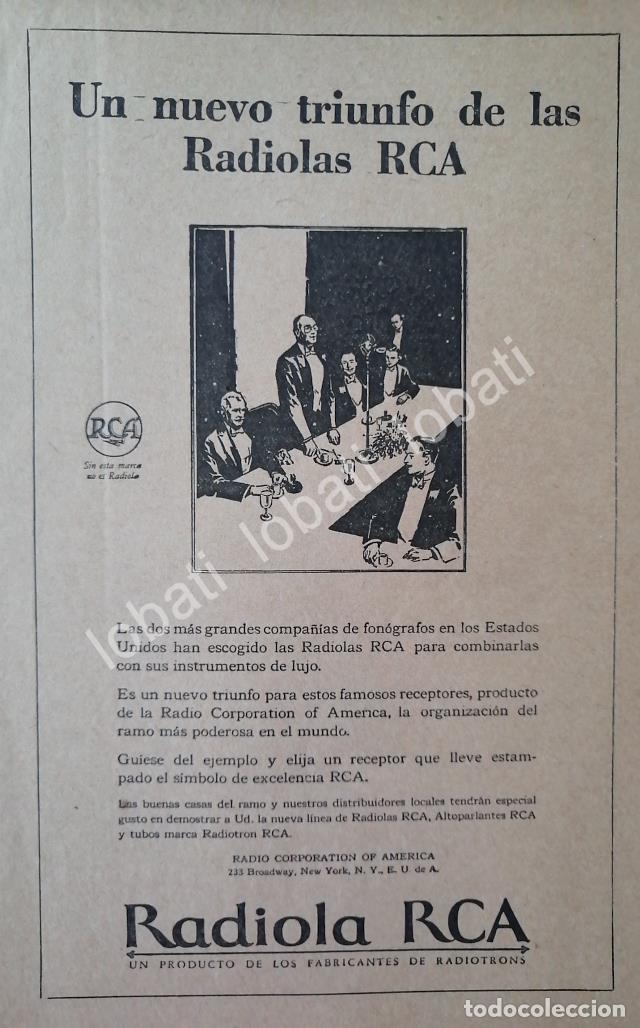 Poster collecting: CARTEL ANTIGUO ORIGINAL DE RADIOS RADIOLA RCA 1920s /72