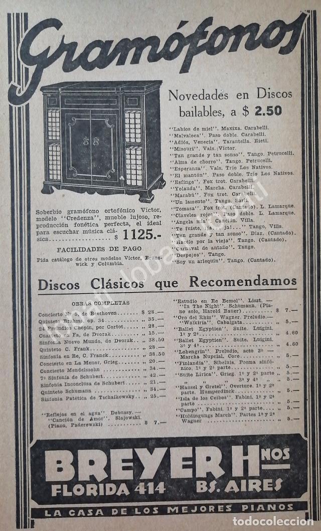 Poster collecting: CARTEL ANTIGUO ORIGINAL DE GRAMOFONOS VICTOR 1920s /76