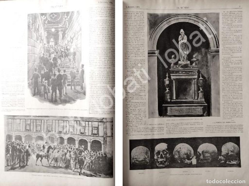 Sammeln von Plakaten: CARTEL ANTIGUO ORIGINAL DE TRASLADO DE RESTOS DE HEROES PATRIOS DIBUJOS DE CARLOS ALCALDE 1895