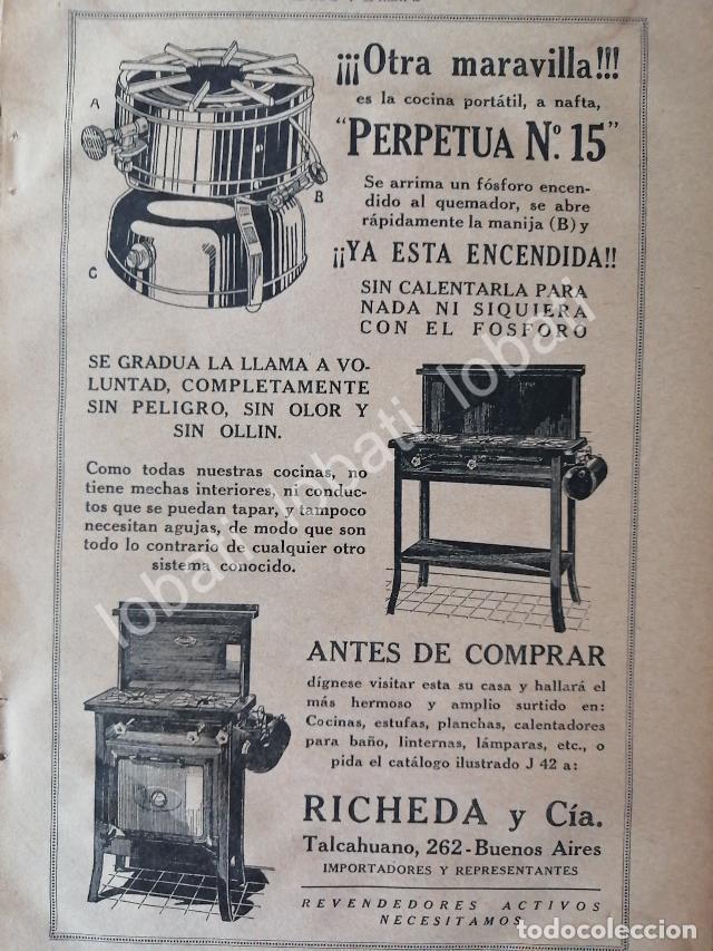 Sammeln von Plakaten: CARTEL ANTIGUO ORIGINAL DE ESTUFA PERPETUA No 15 1926 / 117
