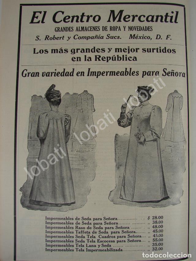 Collectionnisme d'affiches: CARTEL ANTIGUO ORIGINAL DE TIENDA EL CENTRO MERCANTIL 1909 /176