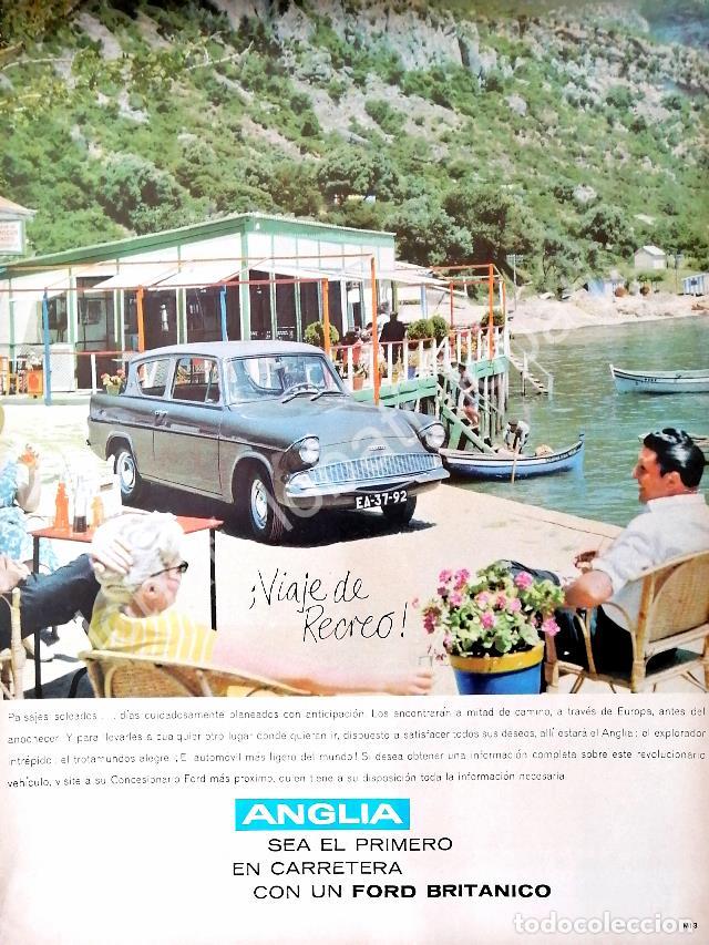 Colecionismo de cartazes: CARTEL ANTIGUO ORIGINAL DE AUTOS FORD ANGLIA 1961 /502