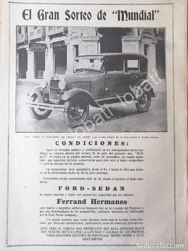 Sammeln von Plakaten: CARTEL ANTIGUO ORIGINAL DE AUTOS FORD SEDAN 1920 /539