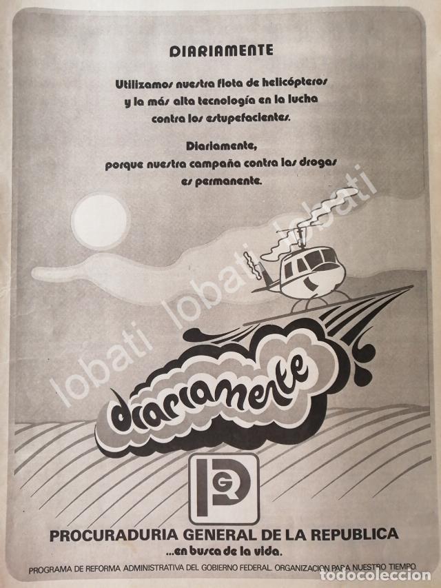 Coleccionismo de carteles: CARTEL ANTIGUO ORIGINAL DE PGR. PROCURADURIA GENERAL DE LA REPUBLICA 1981 /58