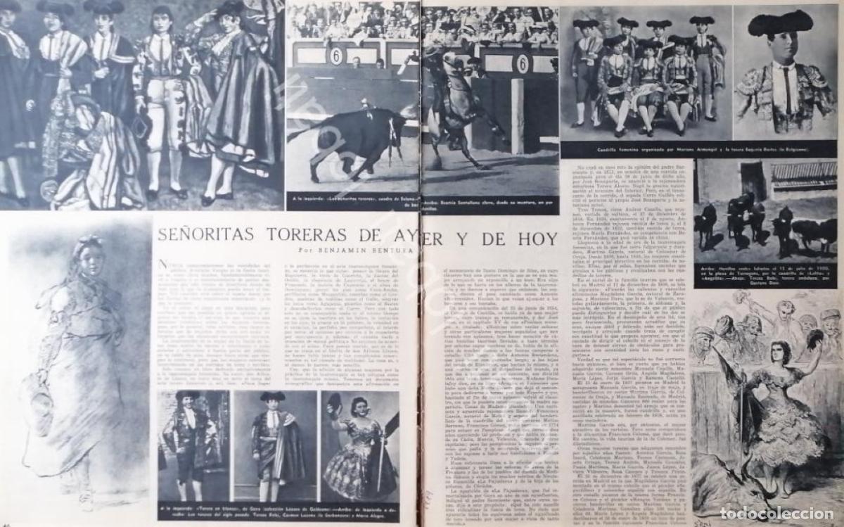 Coleccionismo de carteles: CARTEL ANTIGUO ORIGINAL DE MUJERES TORERAS , CONCHITA CINTRON Y OTRAS 1950s / TOROS