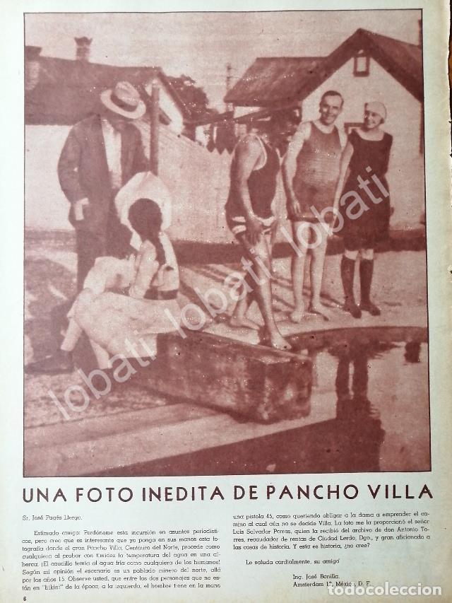 Poster collecting: CARTEL ANTIGUO ORIGINAL DE PANCHO VILLA Y SU FOTO INAEDITA 1966 / RARO