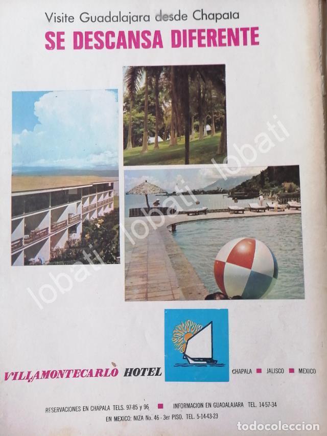 Collectionnisme d'affiches: CARTEL ANTIGUO ORIGINAL DE HOTEL VILLA MONTECARLO, GUADALAJARA 1970 /427