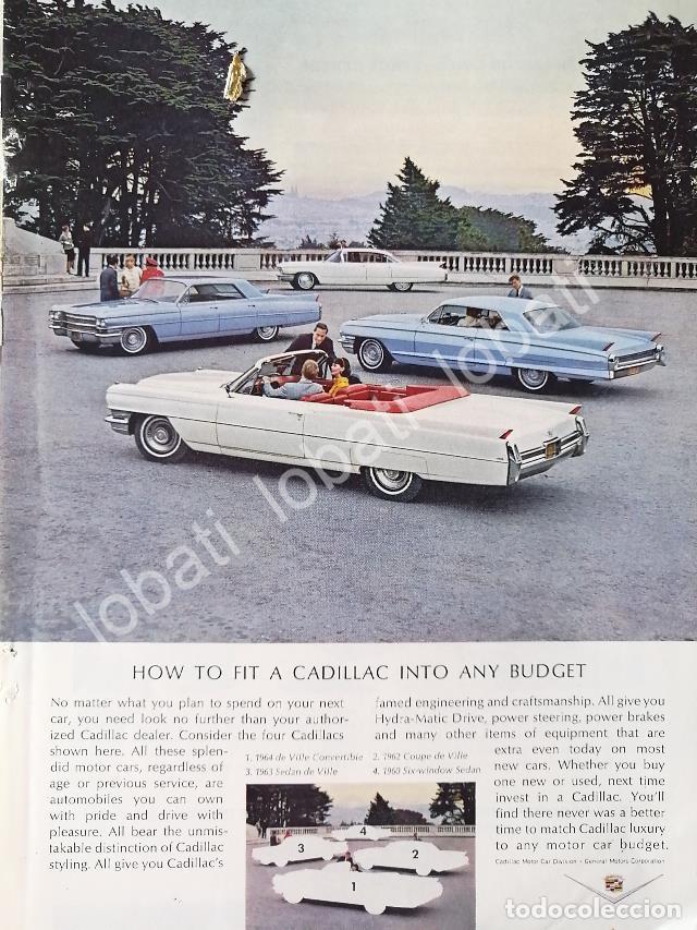 Sammeln von Plakaten: CARTEL ANTIGUO ORIGINAL DE AUTOS CHEVROLET CADILLAC 1971 VARIOS /603