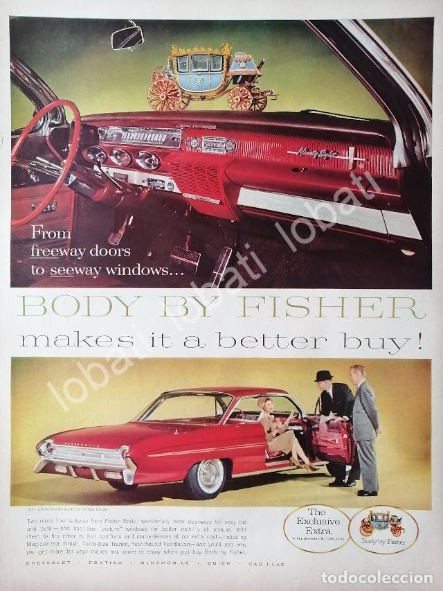 Sammeln von Plakaten: CARTEL ANTIGUO ORIGINAL DE AUTOS OLDSMOBILE 19 HOLIDAY 1961 CON CARROCERIA FISHER /625