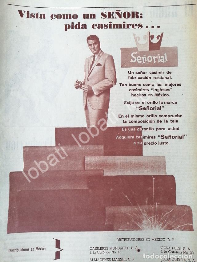 Sammeln von Plakaten: CARTEL ANTIGUO ORIGINAL DE CASIMIRES SE&Ntilde;ORIAL S.A 1970 /550