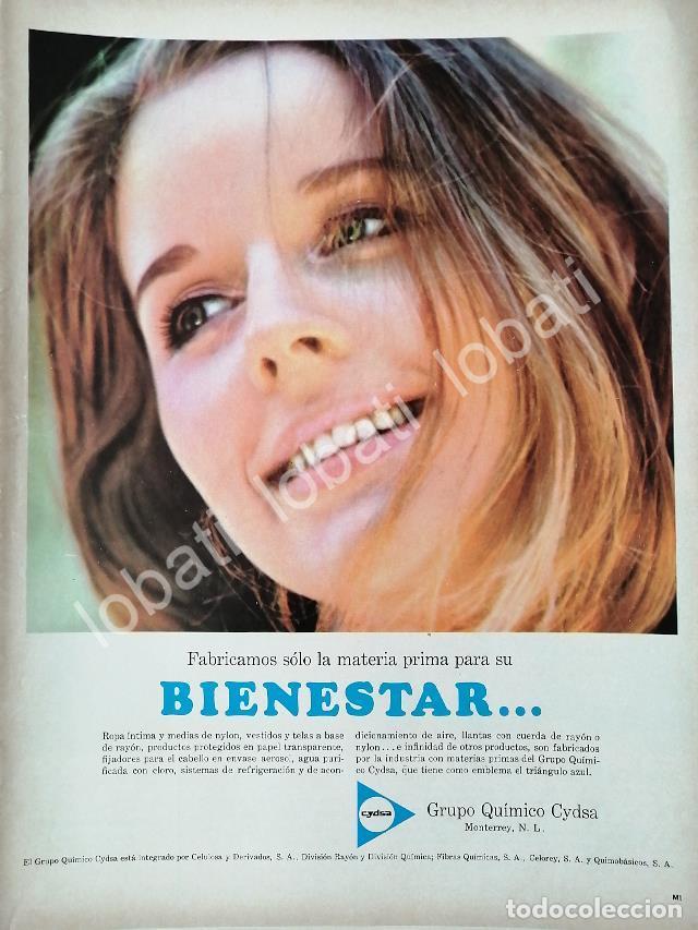 Sammeln von Plakaten: CARTEL ANTIGUO ORIGINAL DE CYDSA, CELULOSA Y DERIVADOS MONTERREY 1962 /566