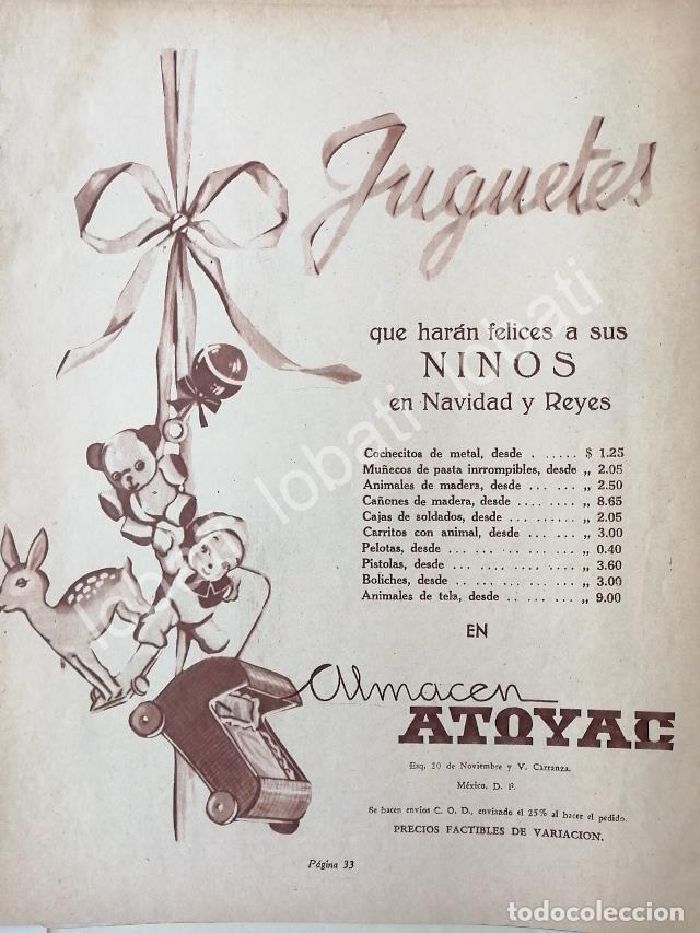 Sammeln von Plakaten: CARTEL ANTIGUO ORIGINAL DE TIENDA ALMACENES ATOYAC 1945 /583