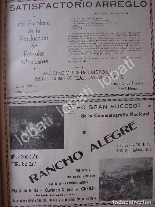 Sammeln von Plakaten: CARTEL ANTIGUO ORIGINAL DE PRENSA, SINDICATO DE ACTORES Y PRESIDENCIA LLEGAN A ACUERDO 1941
