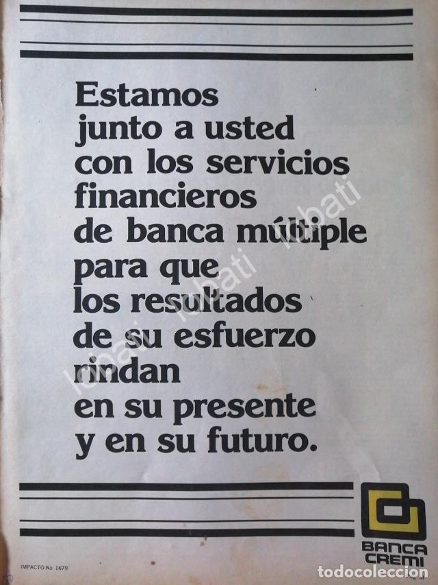 Sammeln von Plakaten: CARTEL ANTIGUO ORIGINAL DE BANCO BANCA CREMI S.A 1982 /127
