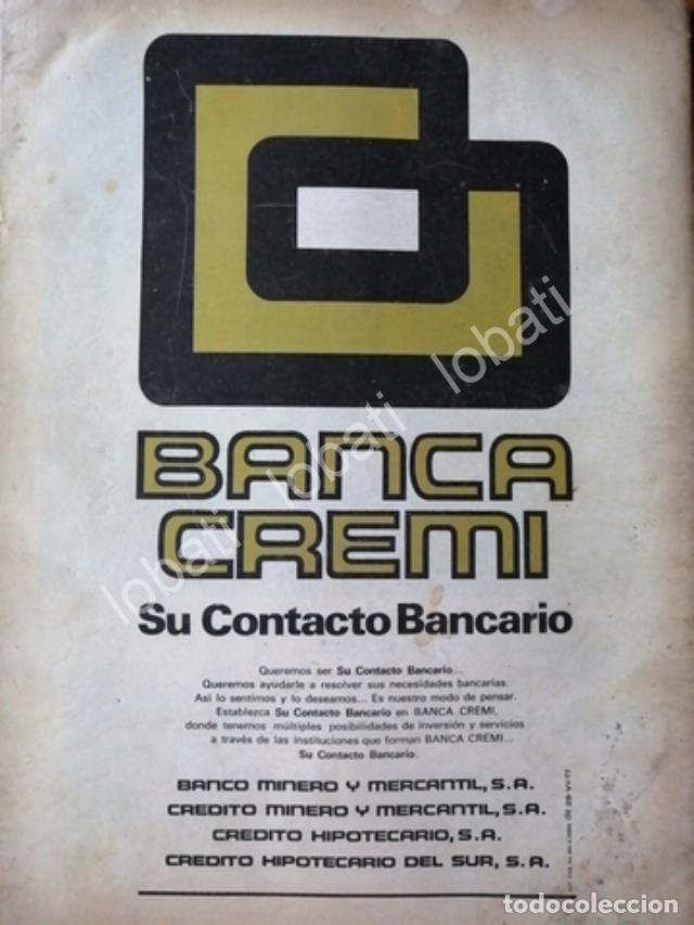 Sammeln von Plakaten: CARTEL ANTIGUO ORIGINAL DE BANCO BANCA CREMI S.A 1977 /128