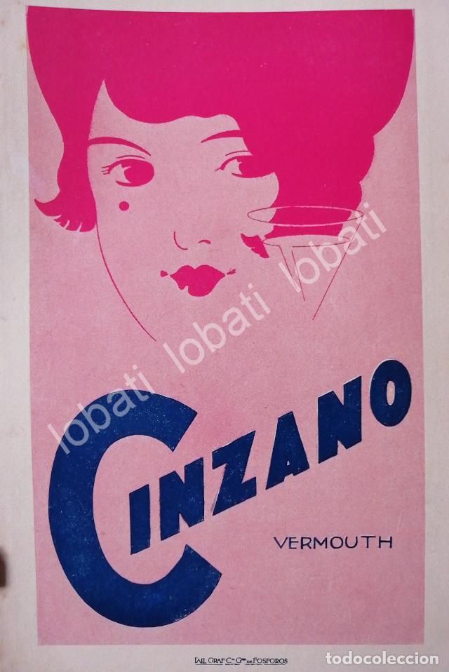 Poster collecting: CARTEL ANTIGUO ORIGINAL DE AFICHE ART NOUVEAU VINOS CINZANO 1920s /418