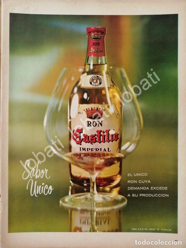 Collezionismo di affissi: CARTEL ANTIGUO ORIGINAL DE RON CASTILLO 1964 /514