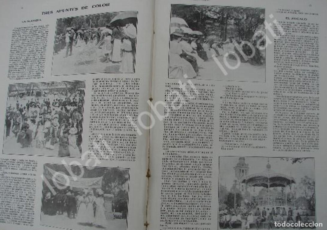 Poster collecting: CARTEL ANTIGUO ORIGINAL DE NOTA DE PRENSA KERMESSE EN LA ALAMEDA 1909