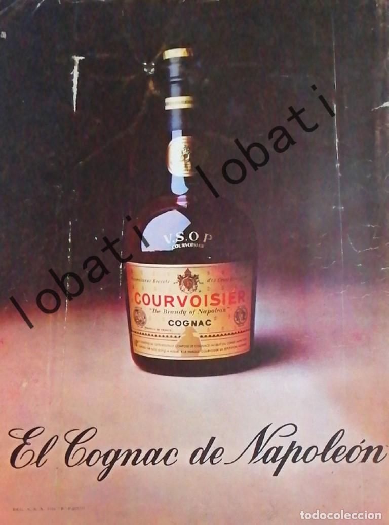 Poster collecting: CARTEL ANTIGUO ORIGINAL DE COGNAC NAPOLEON COURVOISIER 1971 /V256