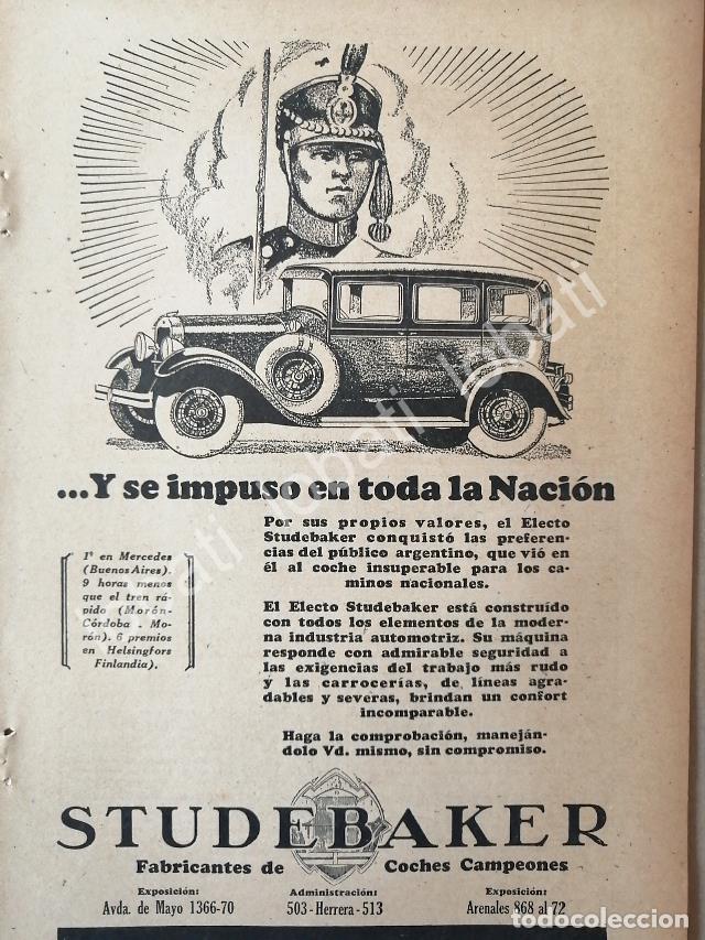 Poster collecting: CARTEL ANTIGUO ORIGINAL DE AUTOS STUDEBAKER 1927 /321