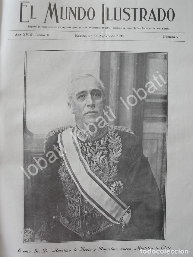 Poster collecting: PORTADA ANTIGUA ORIGINAL 1911 ANSELMO DE HEVIA Y RIQUELME / POLITICOS