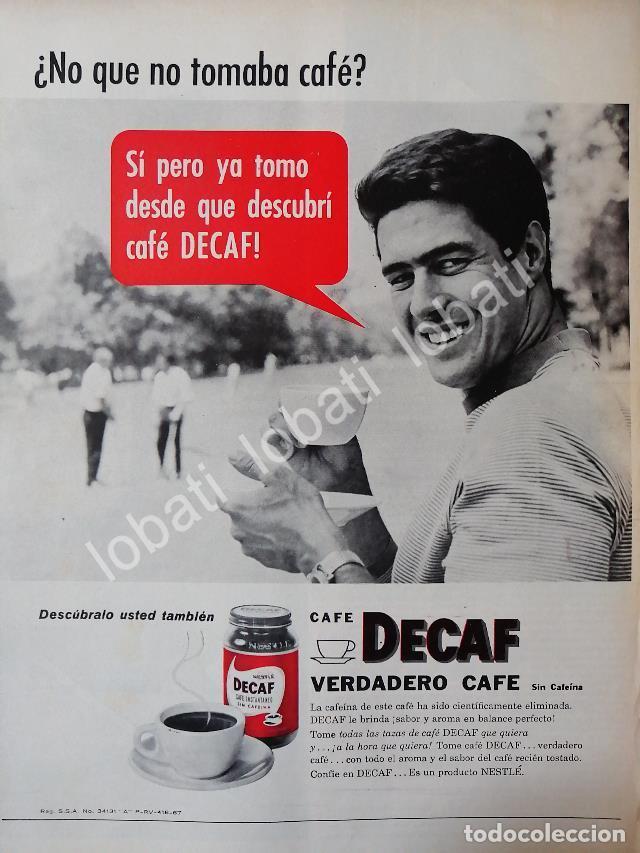 Poster collecting: CARTEL ANTIGUO ORIGINAL DE CAFE DECAF 1967 (NESCAFE) /17