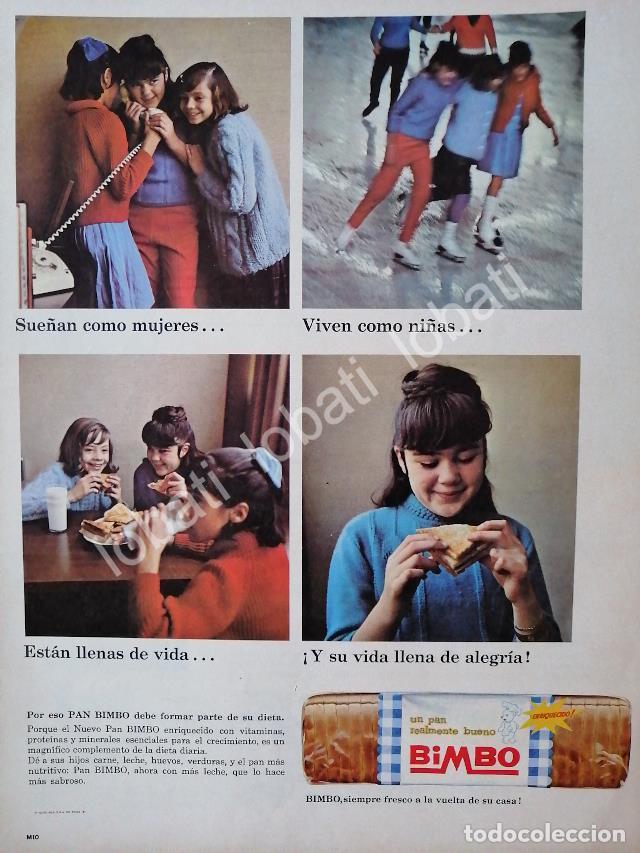 Collezionismo di affissi: CARTEL ANTIGUO ORIGINAL DE PAN BIMBO 1965 /23