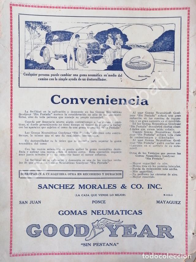 Poster collecting: CARTEL ANTIGUO ORIGINAL DE DE LLANTAS GOODYEAR 1920 /62