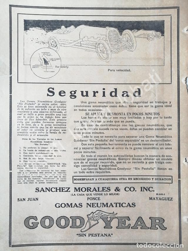 Poster collecting: CARTEL ANTIGUO ORIGINAL DE DE LLANTAS GOODYEAR 1920 /61
