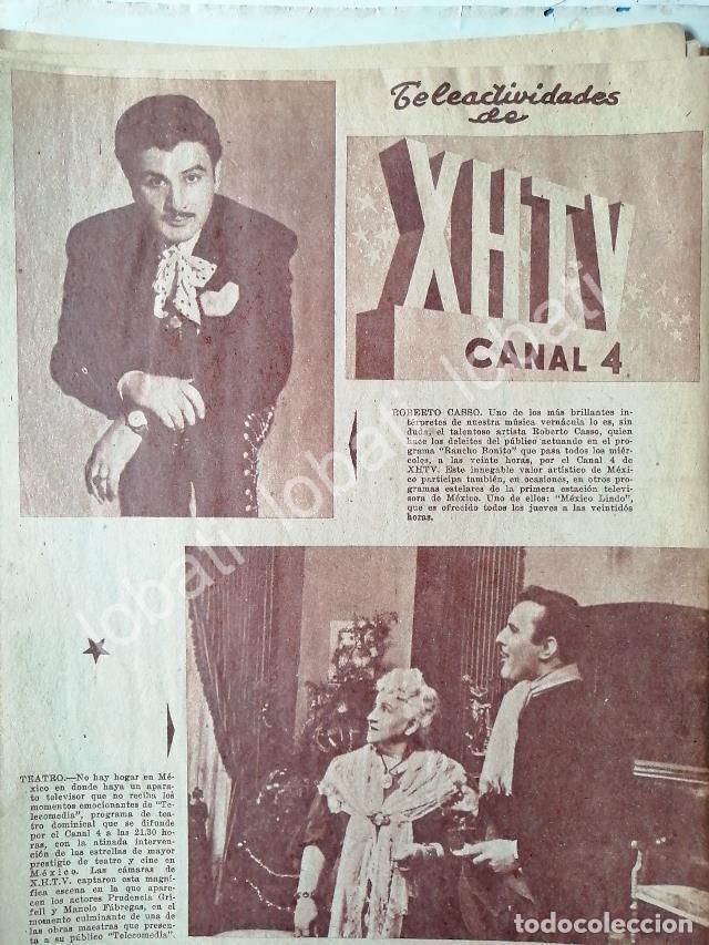 Poster collecting: CARTEL ANTIGUO ORIGINAL DE ROBERTO CASSO EN LA RADIO DIFUSORA XHTV 1952 /51 / FEP