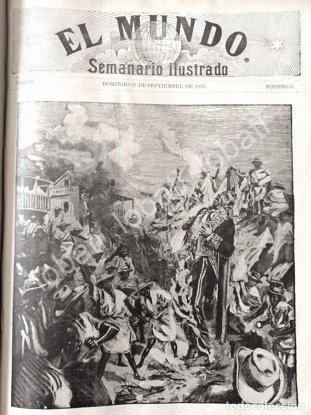 Poster collecting: PORTADA ANTIGUA ORIGINAL 1895 GUERRA DE MADAGASCAR-FRANCIA
